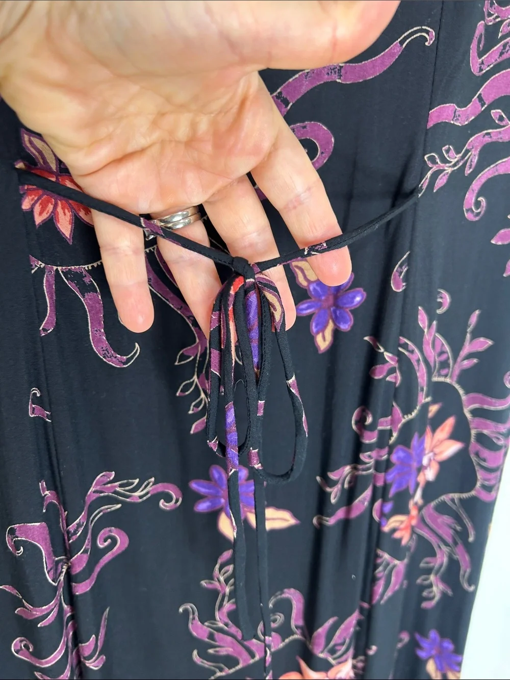 FREE PEOPLE Rosemary Printed Midi Dress Night Combo Size Medium